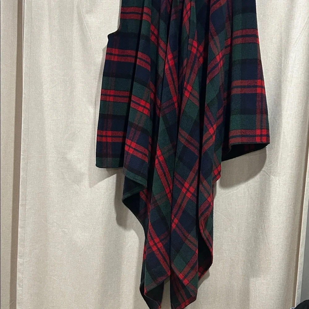 Peach Love California Red and Green Plaid Vest - Picture 4 of 4